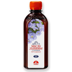 Биокор льняная диета масло льняное 250мл с селеном