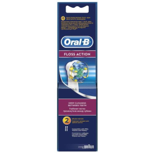 Орал би насадка для электрической зубной щетки №2 смен. floss aсtion eb25