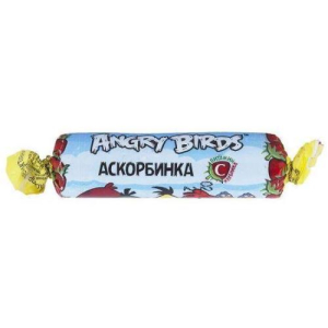 Аскорбинка энгри бердс таблетки жевательные 3.0г №10 витамин с клубника