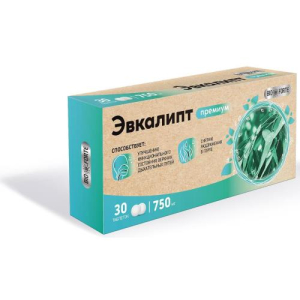 Биофорте эвкалипт премиум таблетки для рассасывания 750мг №30 бад