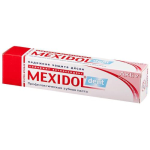 Мексидол дент зубная паста 65г актив
