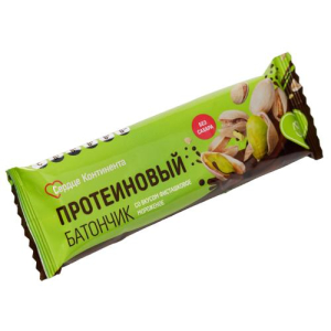 Сердце континента батончик протеиновый 40г фисташковое мороженое в шокол глазури бад