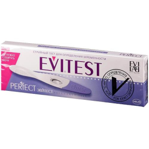 Эвитест перфект тест для определения беременности струйный
