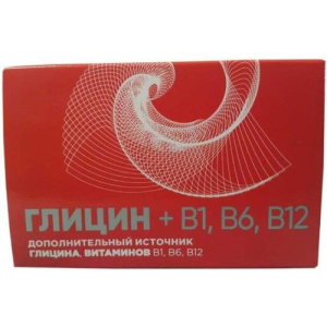 Глицин + b1 b6 b12 битра таблетки 600мг №20