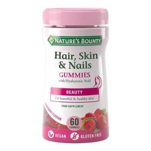 Нэйчес баунти пастилки жевательные 2,5г №60 гаммис кожа, волосы, ногти бад