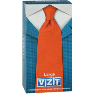 Визит презервативы №12 лардж увеличен. размер