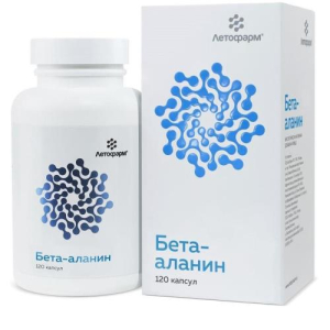 Летофарм бета-аланин капсулы 650мг №120 бад