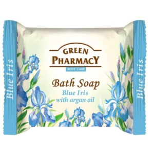 Зеленая аптека мыло голуб.ирис + арган.масло 100г.