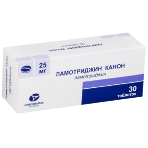 Ламотриджин канон таблетки 25мг №30