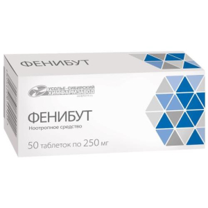 Фенибут таблетки 250мг №50