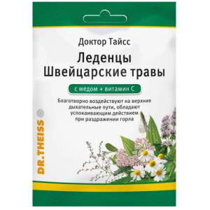 Доктор тайсс леденцы 50г швейцар травы + мед + вит с