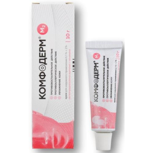 Комфодерм м2 крем для наружного применения 0,1% + 2% 10г