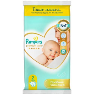 Памперс премиум кэа подгузники для детей №2 размер 2 4-8кг