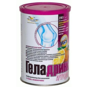 Геладринк артродиет порошок 390г апельсин