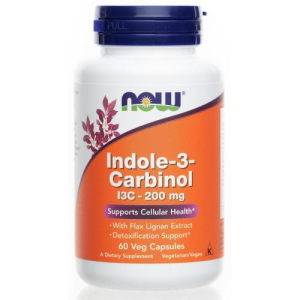 Нау супер индол-3-карбинол  капсулы 200мг №60 бад