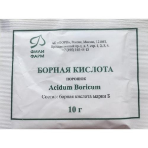 Борная кислота порошок 10г ФОРП