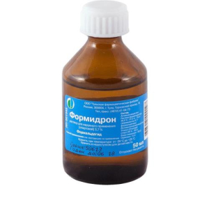 Формидрон раствор для наружного применения спиртовой 37мг/мл 50мл