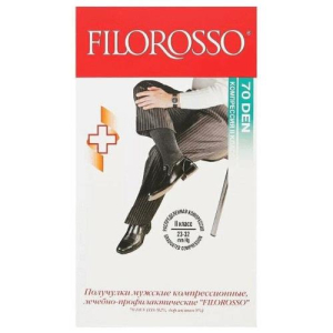 Филороссо терапия гольфы лечебно-профилактические муж 70den 2кл р 2 черн