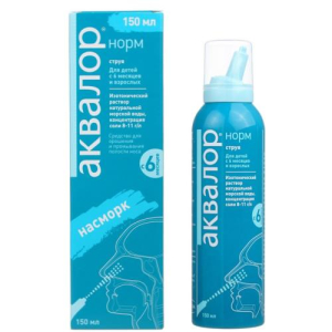 Аквалор норм средство для промывания полости носа 150мл
