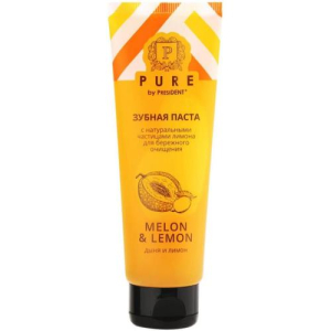 Президент пьюр бай зубная паста 100г дыня + лимон