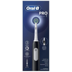 Орал би про сериес 1 электрическая зубная щетка кросс экшен тип 3791 черная