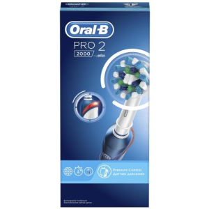 Орал би электрическая зубная щетка pro 2 2000 cross action (3766)