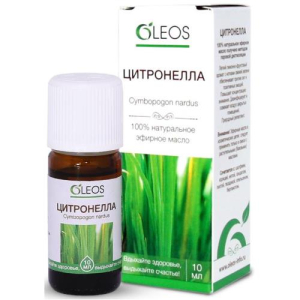 Олеос масло цитронелла 10мл. фл. [oleos]