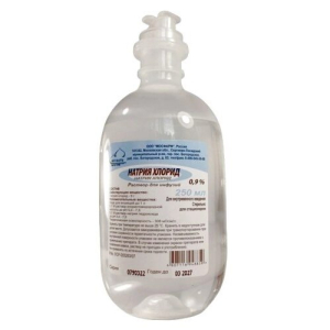 Натрия хлорид раствор для инфузий 0,9% 250мл №1/Эском