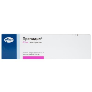 Препидил гель интрацервикальный 0.5мг 3г в комплекте с катетером стерильным