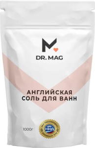 Доктор маг соль для ванн 1000г английская