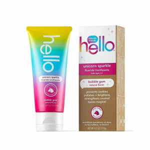 Крест зубная паста 119г hello kids unicorn