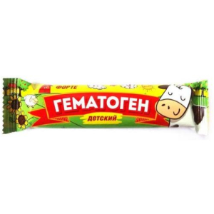Гематоген форте детский 40г. плитка бад /мясной край/