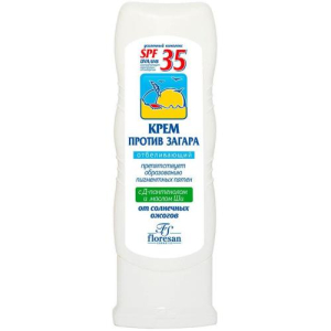 Флоресан крем против загара 125мл отбел spf35 (ф-100)