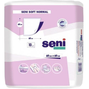 Сени пеленки гигиенические №10 софт нормал 60x60см