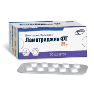 Ламотриджин фт таблетки 25мг №30