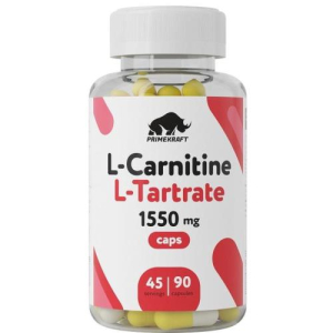 Прайм крафт л-карнитин л-тартрат капсулы 1550мг 775мг №90