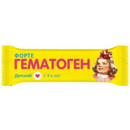 Гематоген форте детский плитка 25г бад