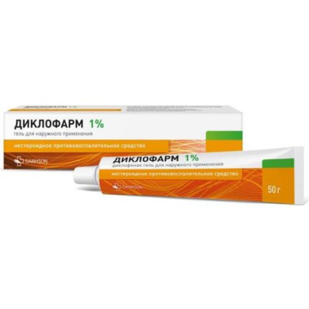 Диклофарм гель для наружного применения 1% 50г