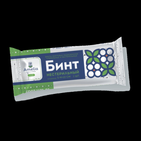 Амелия бинт не стерильный 5х7см индивидуальная упаковка