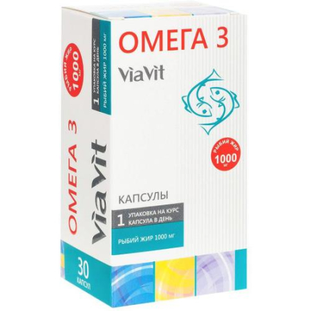 Омега-3 виавит капсулы №30 бад