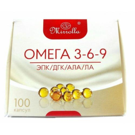 Мирролла омега 3.6.9 капсулы №100 бад