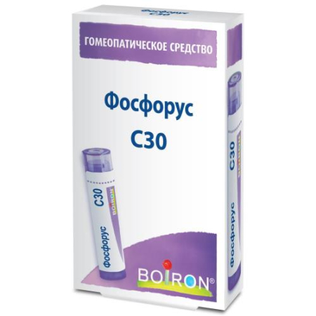 Фосфорус c30 гранулы гомеопатические 4г 