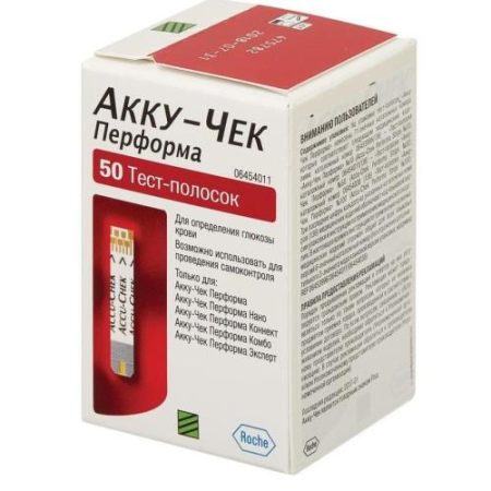 Акку-чек перформа тест-полоски №50 
