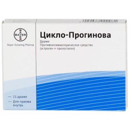 Цикло-прогинова таблетки покрытые пленочной оболочкой набор 0.5 мг + 2 мг и 2 мг №21 /в наб /в наборе: таблетки, покрытые оболочкой светло-коричневого
