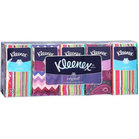 Клинекс платки носовые оригинал №10х10уп. [kleenex]