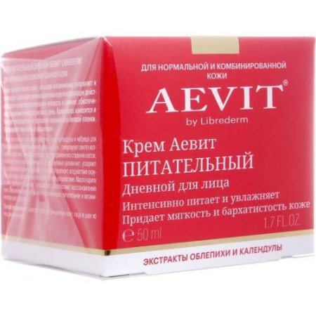 Либридерм аевит крем для лица 50мл питательный дневной