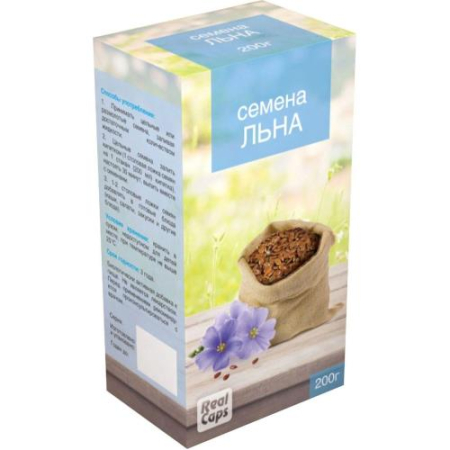 Реалкапс льна семена 200г бад