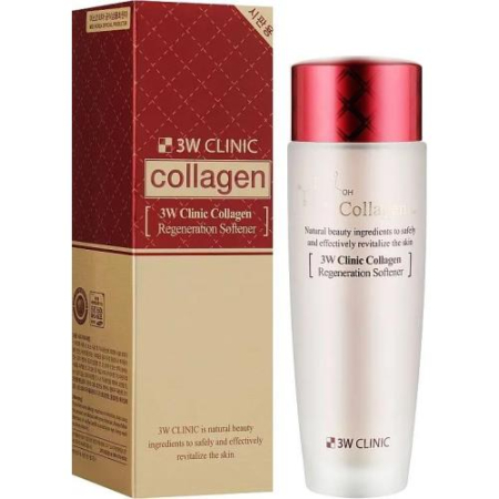 3w клиник коллаген софтнер для лица 150мл восстан