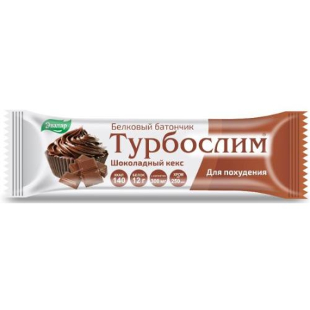 Эвалар турбослим батончик белковый 50г шоколадный кекс