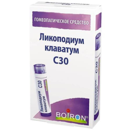 Ликоподиум клаватум с30 гранулы гомеопатические 4г